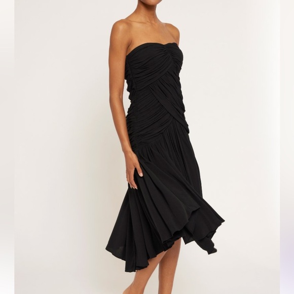 NWT Joie Vivienne Black Strapless Dress - Picture 1 of 6